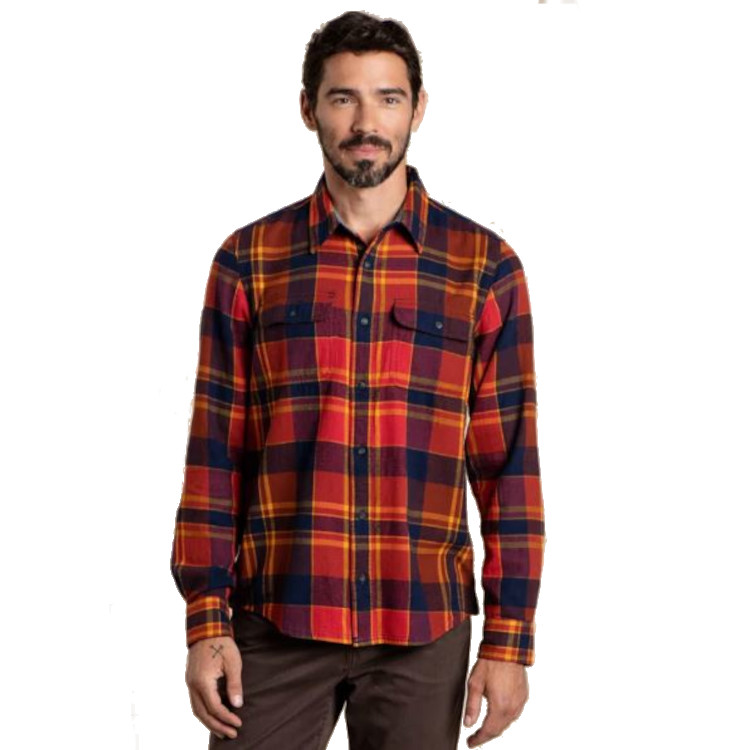 Toad & Co Creekwater/Indigo Flannel Long Sleeve Shirt - Men's - Image 3